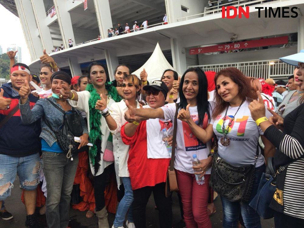 Persatuan Waria Indonesia Ikut Kampanye Akbar Jokowi-Ma'ruf Amin