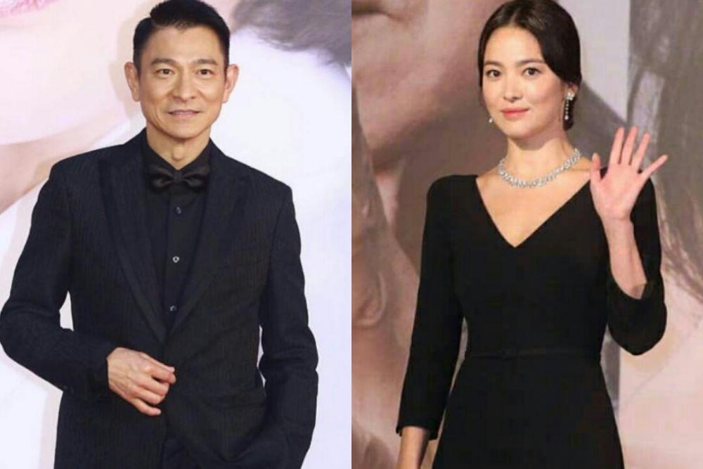 Ketemu Andy Lau, 10 Potret Song Hye Gyo di Acara Hong Kong Film Awards
