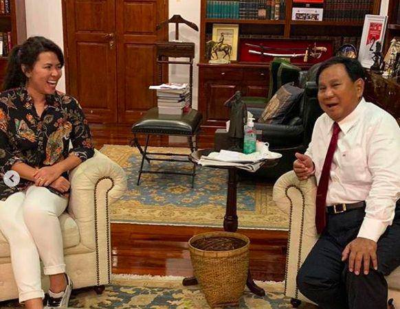 (Adik Ahok, Fifi Lety Tjahaja Purnama bertemu dengan Prabowo Subianto) www.instagram.com/@fifiletytjahajapurnama