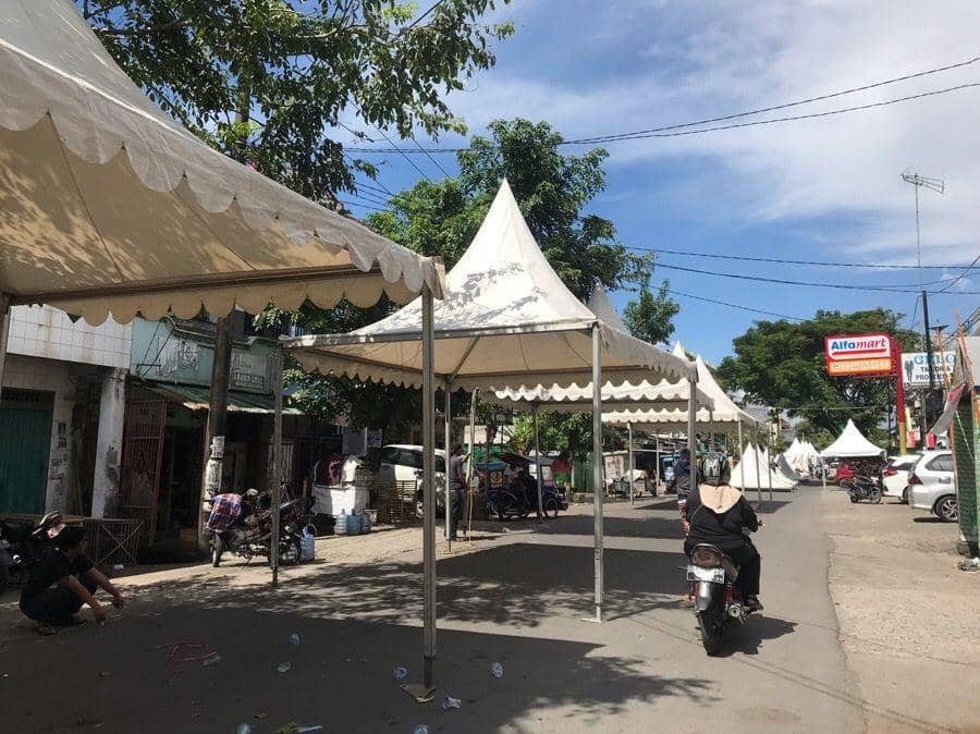 Bikin TPS Massal, PPK Wajo Tutup Jalan Tarakan, Makassar