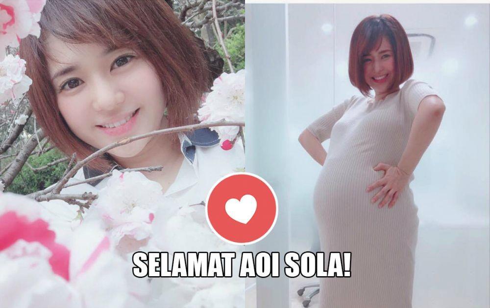 10 Potret Kehamilan Aoi Sora yang Akan Melahirkan Anak Pertama