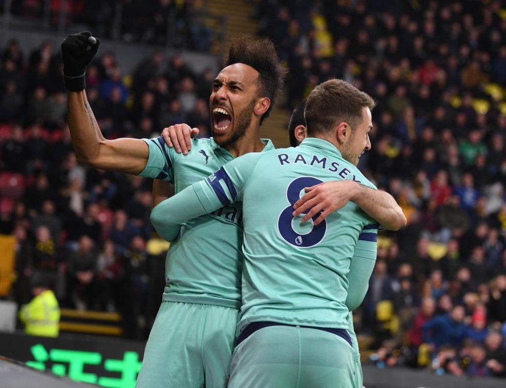 Aubameyang Jadi Pahlawan Kemenangan, Arsenal Naik ke Peringkat 4 EPL