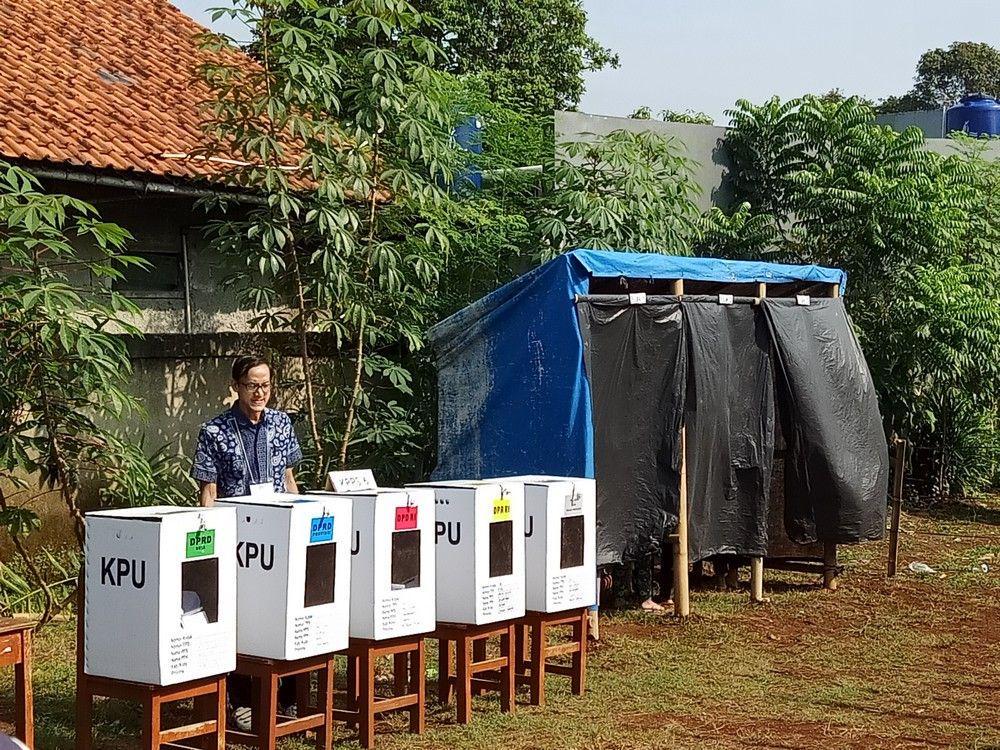 Bilik Suara Unik, Ini Suasana Pemilu di TPS 16 Pasir Putih Depok