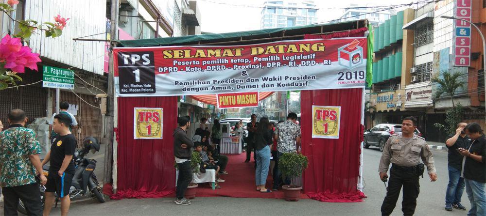 Dikunjungi Gubernur, TPS 1 Madras Hulu Catat Kemenangan Jokowi