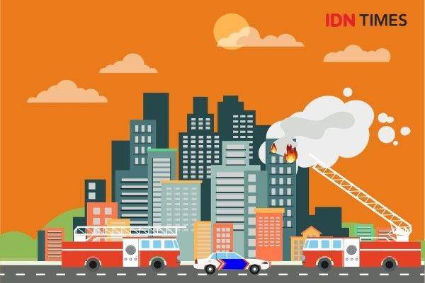 (Ilustrasi peristiwa kebakaran) IDN Times/Sukma Shakti
