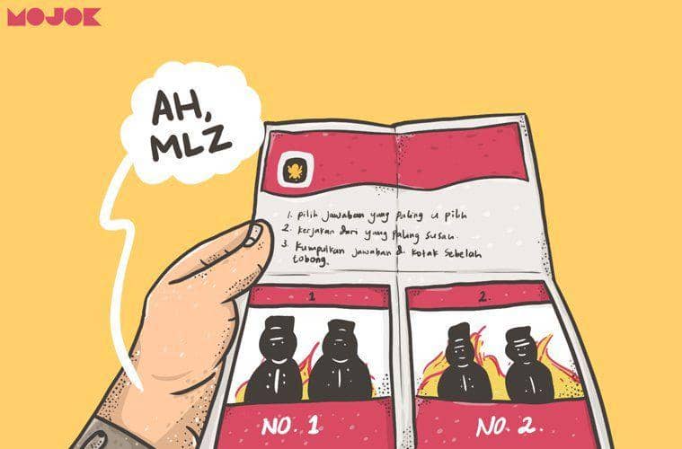 Ilustrasi golput (mojok.co)