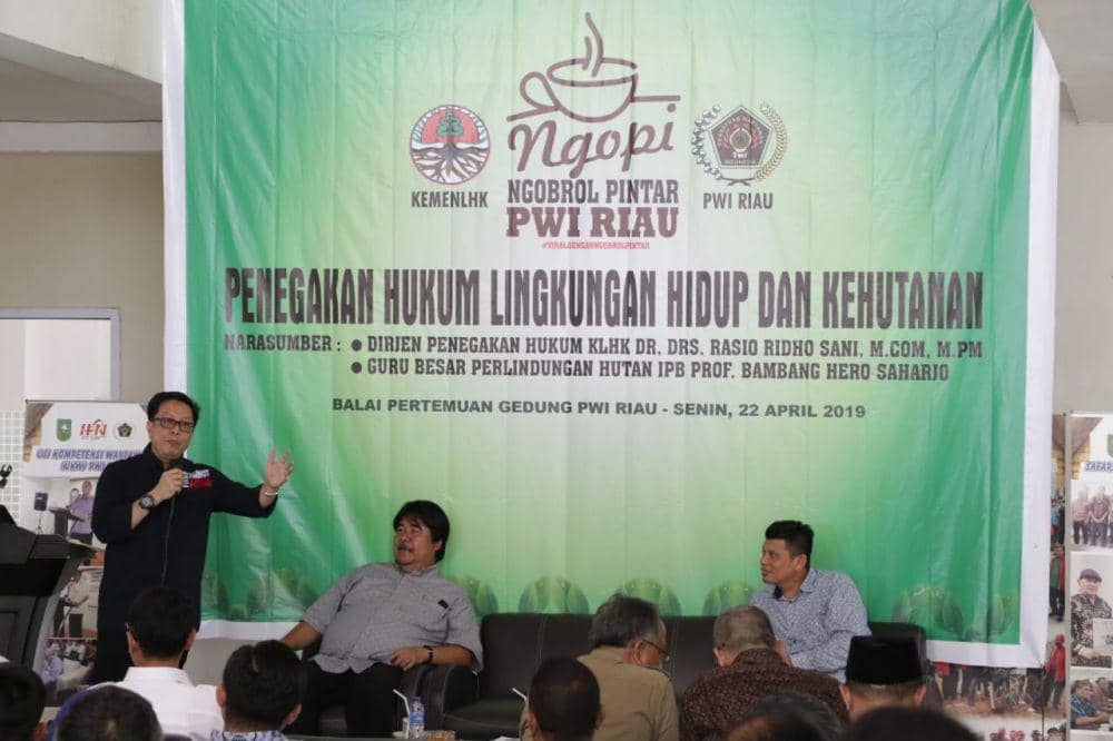 NGOPI Bersama Bincang Tegakan Hukum Lingkungan Hidup dan Kehutanan