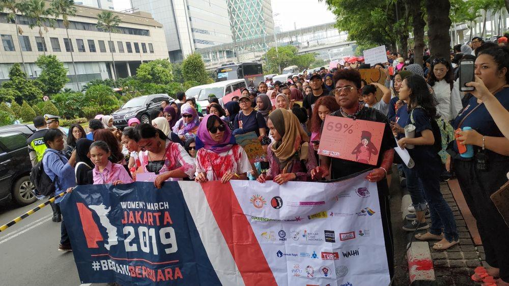 Millennial dan Generasi Z Dukung Women's March 2019