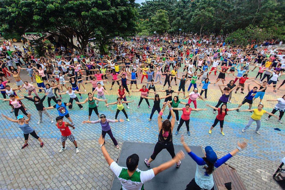 Wah, Banyak Wisman Ikut Fun Zumba Border Stage Red-White Festival 2019