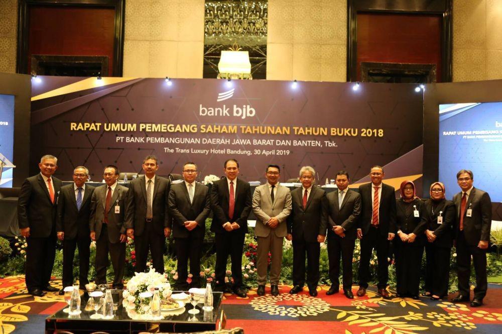 RUPST Tahun Buku 2018 bank bjb Bayarkan Dividen Rp 879,6 Miliar