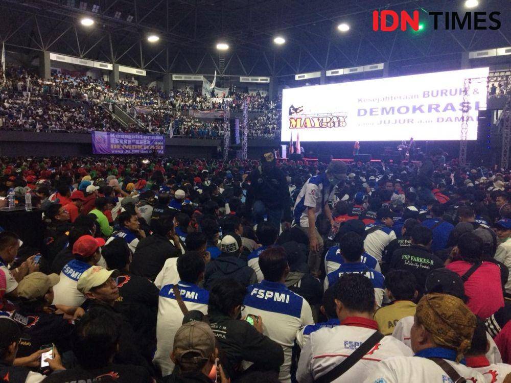 Acara May Day Dibuka dengan Doa Semoga Prabowo-Sandiaga Menang