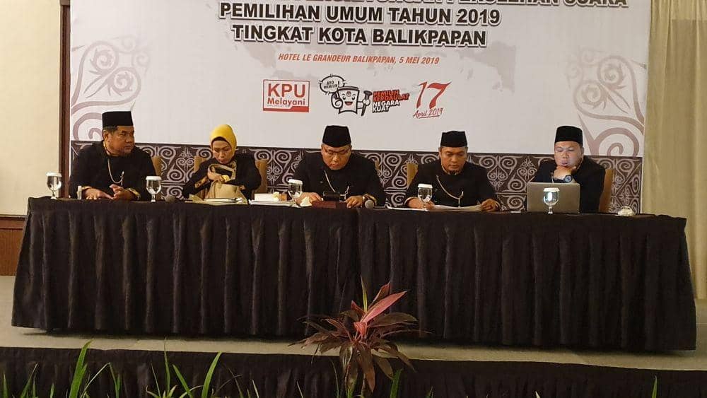 KPU Balikpapan Gelar Rapat Pleno Rekapitulasi Penghitungan Suara