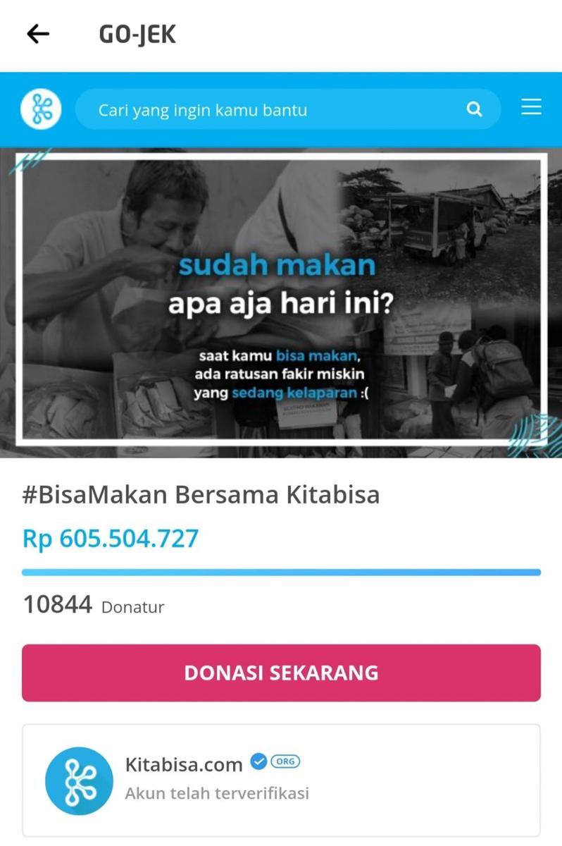 GO-GIVE, Cara Mudah Berdonasi di Era Digital