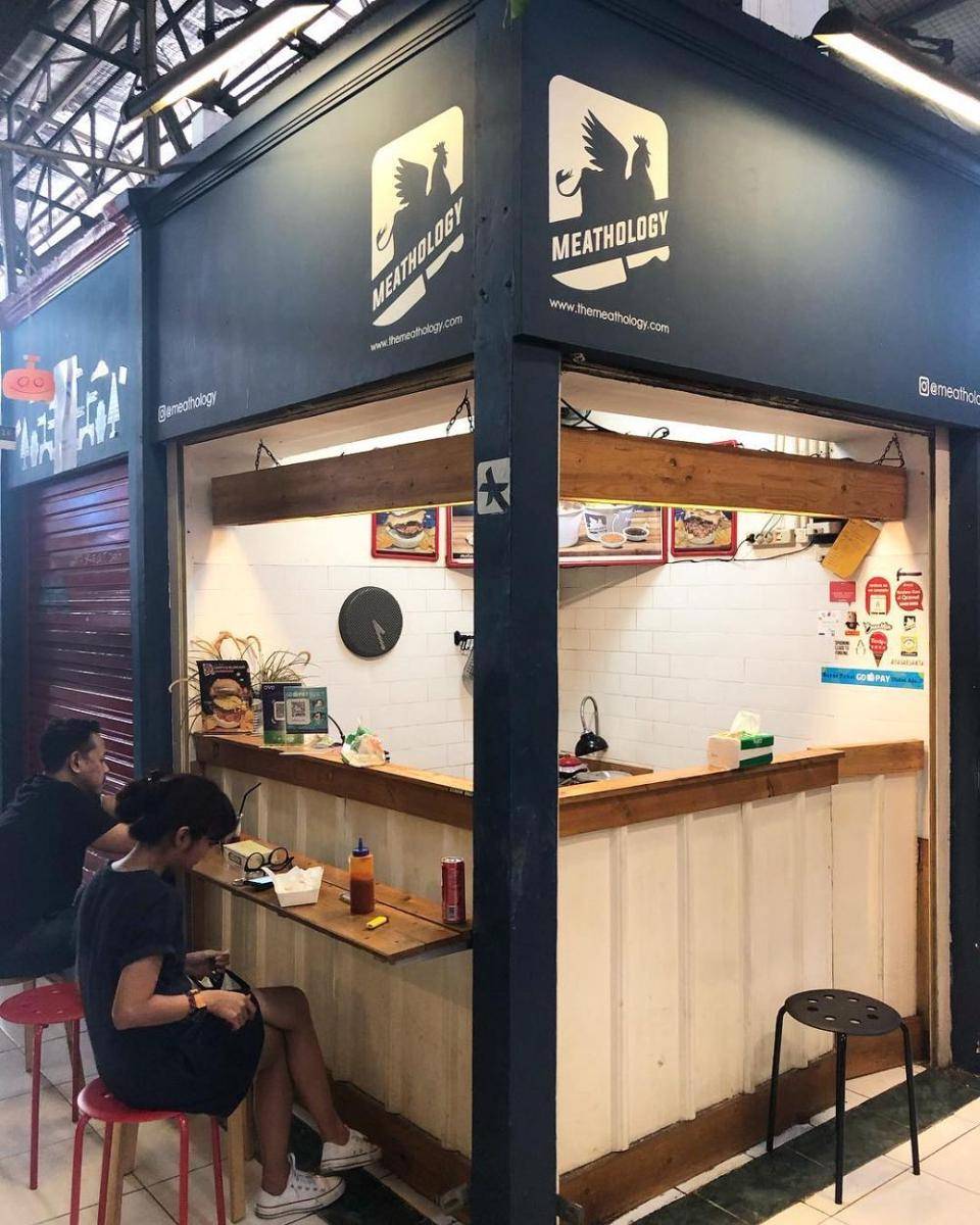 Potret salah satu tempat kulineran di Pasar Santa (instagram/pasarsanta)
