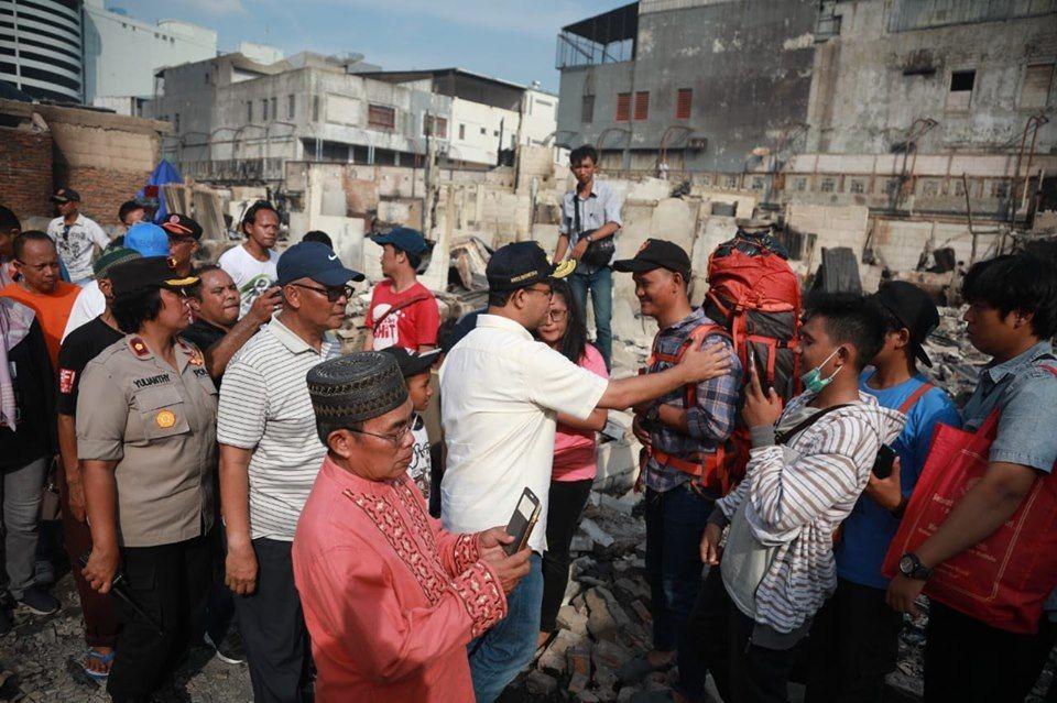 Anies Bangun Rusun untuk Korban Kebakaran Kampung Bandan di Lahan KAI