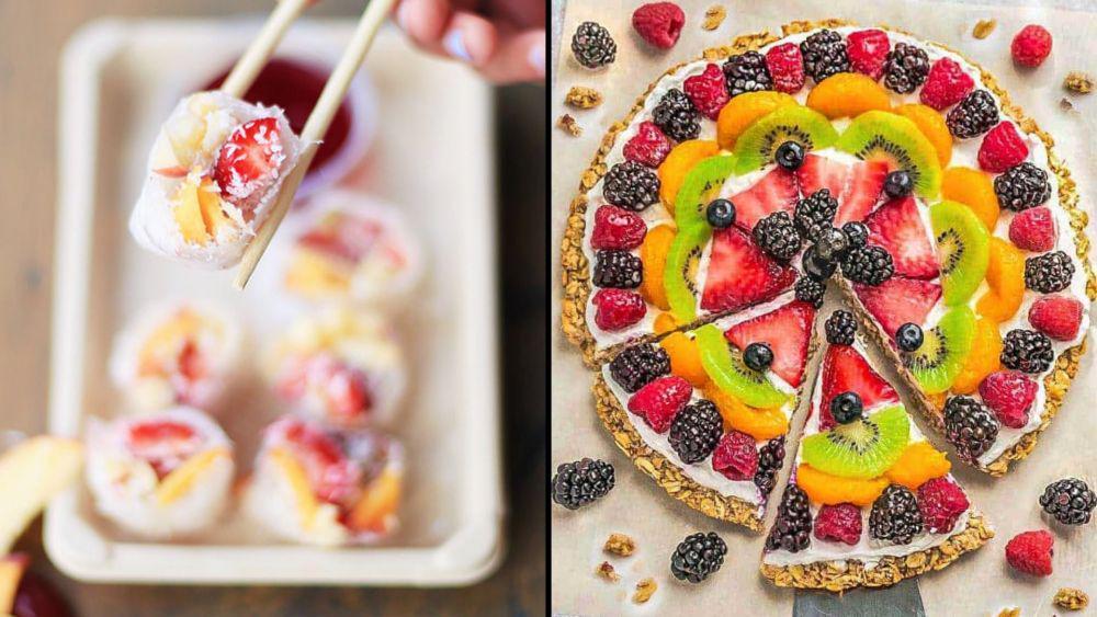 Resep Fruit Sushi & Pizza, Kreasi Buah Unik yang Bikin Nagih