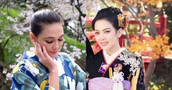 10 Potret Anggun & Bersahaja Seleb Indonesia Saat Pakai Kimono