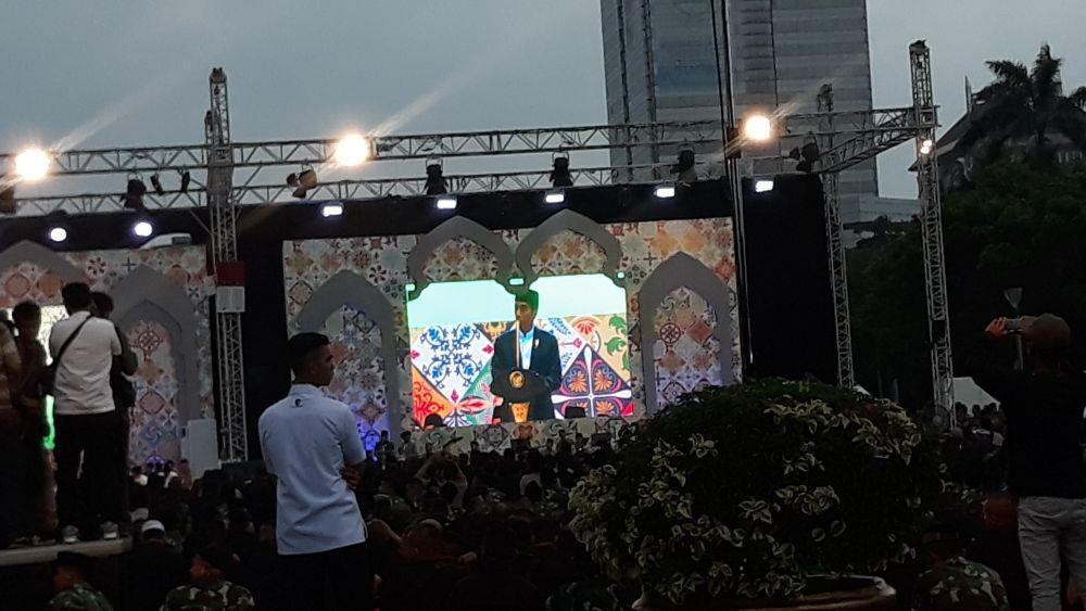 Buka Bersama TNI-Polri, Jokowi Janjikan 3 Hal Ini