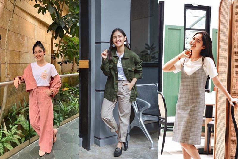 9 Ide Mix and Match Kaos ala Cut Syifa, Casual dan Simple Banget!