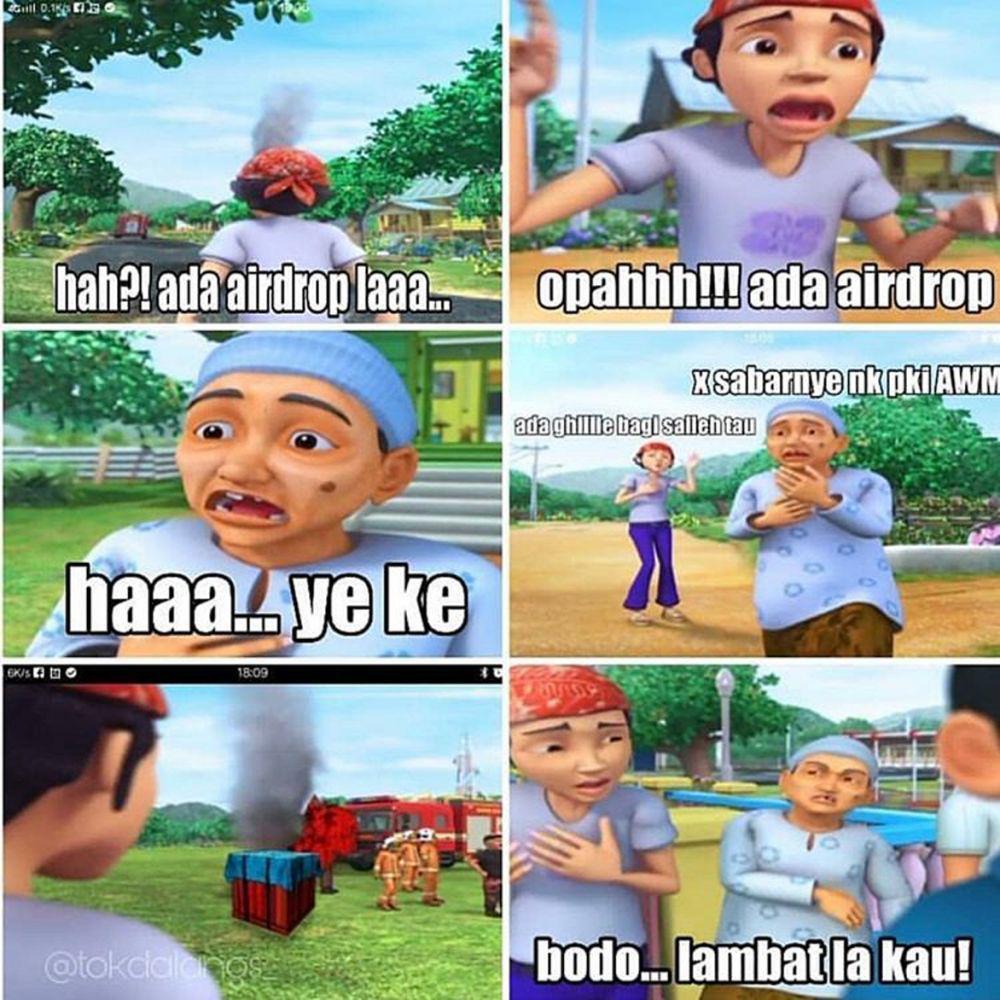 10 Meme Lucu Upin Ipin Ini Bikin Suasana Jadi Ceria