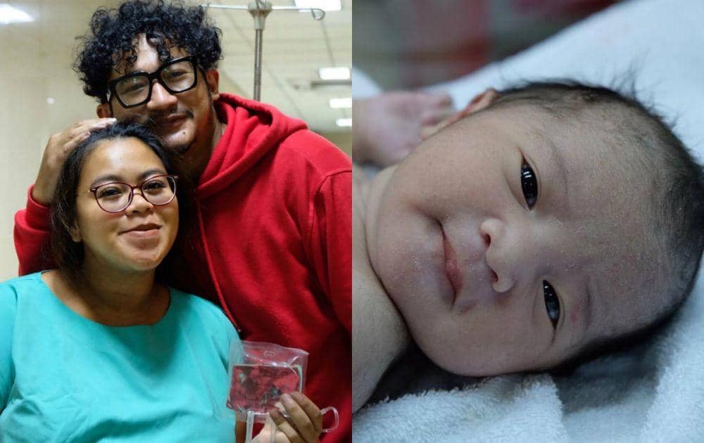 10 Momen Haru Isa Bajaj & Istri Sambut Kelahiran Putri Ketiga