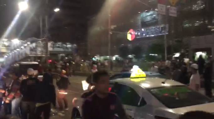 Kerusuhan Mei 2019 di depan gedung Bawaslu RI, Jalan MH Thamrin, Jakarta Pusat. (IDN Times/Insidorius Rio)