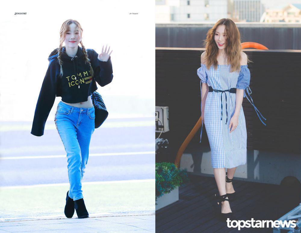 7 Mix Match Gaya Trendi dan Fashionable ala Taeyeon SNSD, Sontek Yuk!