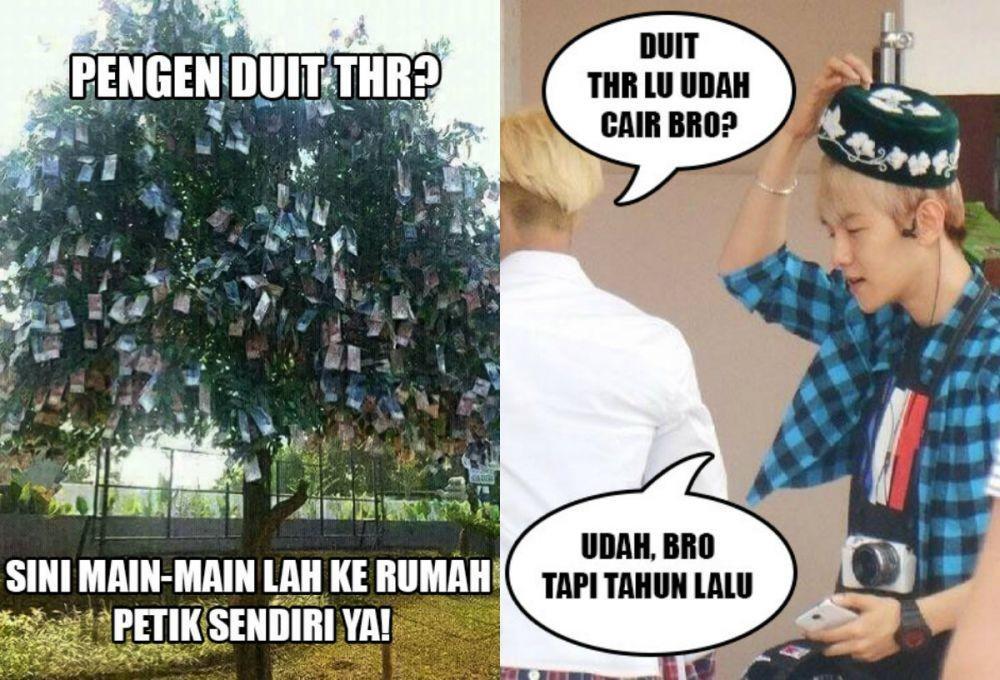 10 Meme Lebaran Paling Kocak, Jeritan Hati Para Pencari THR