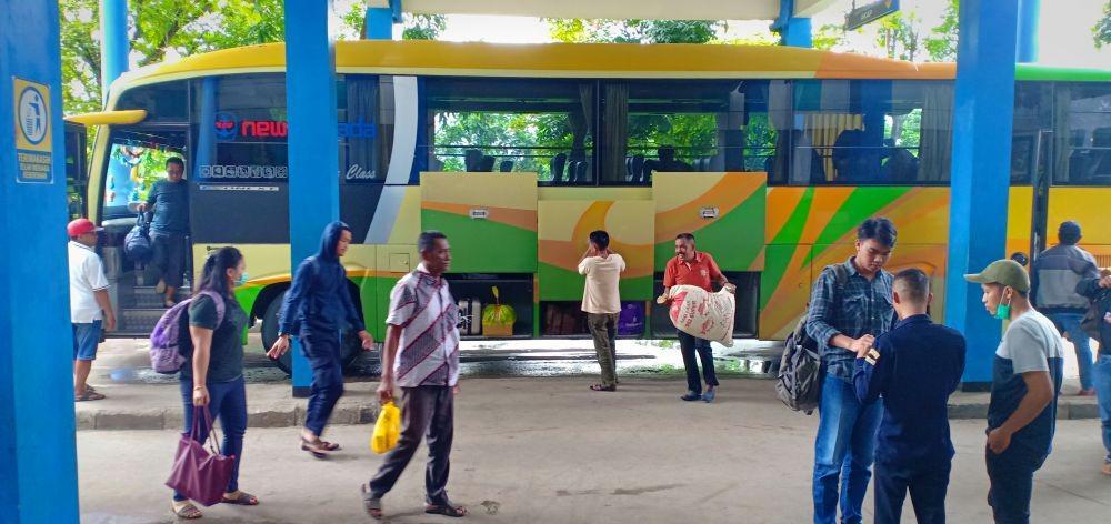 H+4 Lebaran 2019, Pemudik Masih Tampak di Terminal Jombor