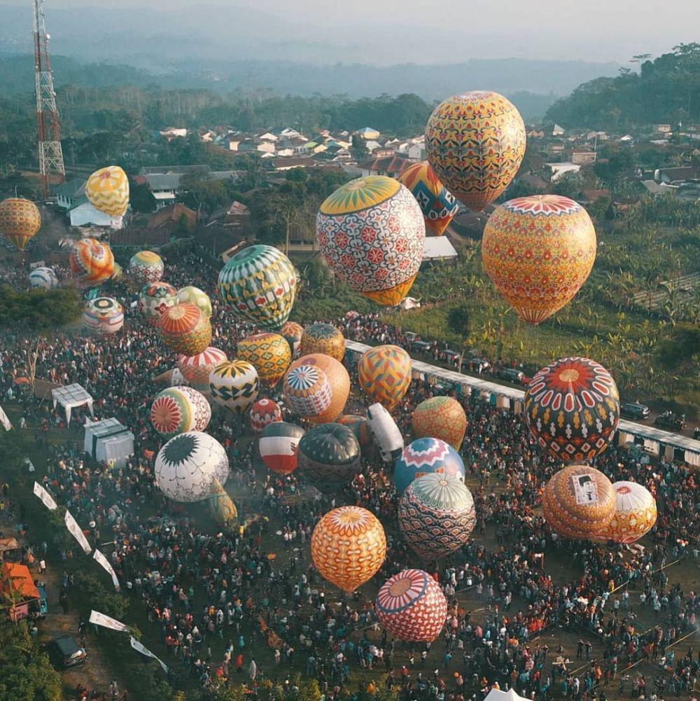Ganggu Penerbangan, Polisi Amankan 34 Balon Udara di Wonosobo