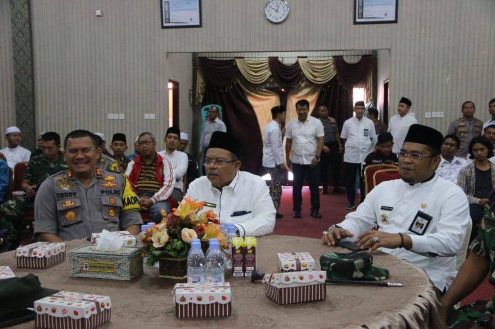 Halal Bihalal Polres Kutim, Kapolres Ajak Pihak Jaga Kondusifitas