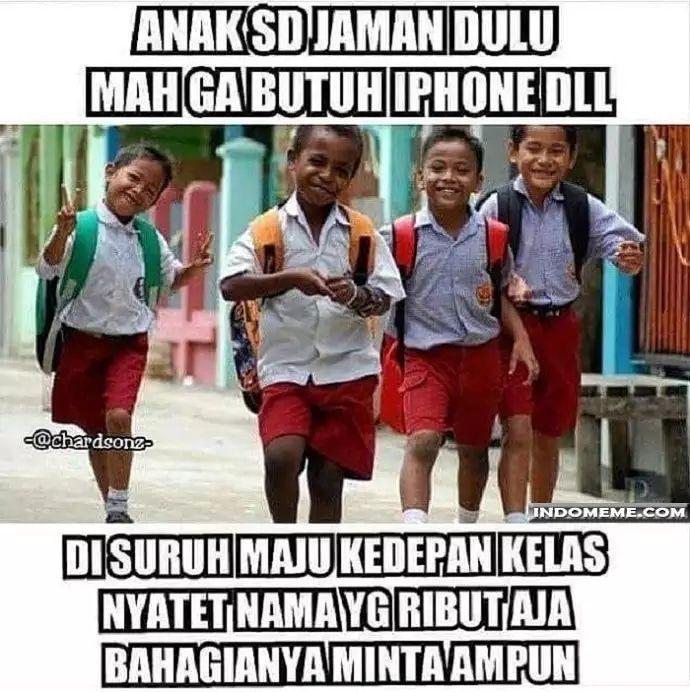 7 Meme Lucu Zaman Sekolah Ini Bikin Senyum Ingat Kekonyolan