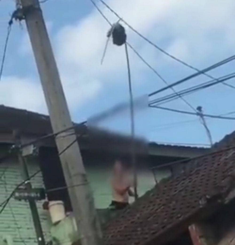 Tingkah Aneh Bule di Ubud Meresahkan, Naik ke Atap Rumah Warga