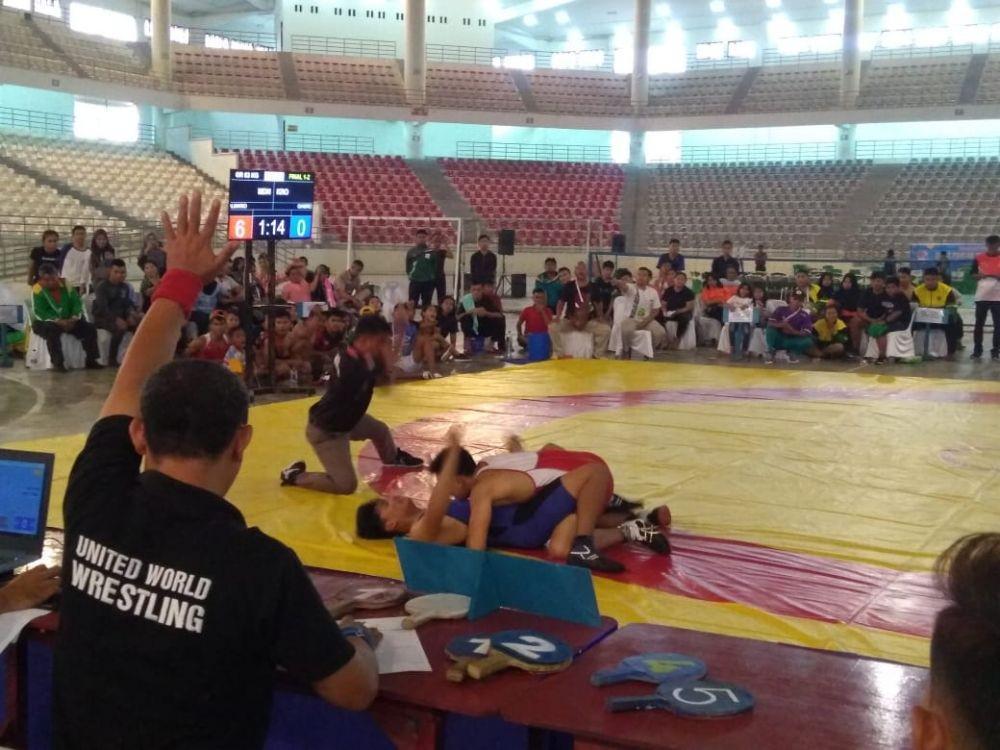 Kejurnas Gulat Piala Gubernur Kaltim 2023 Diikuti 167 Atlet