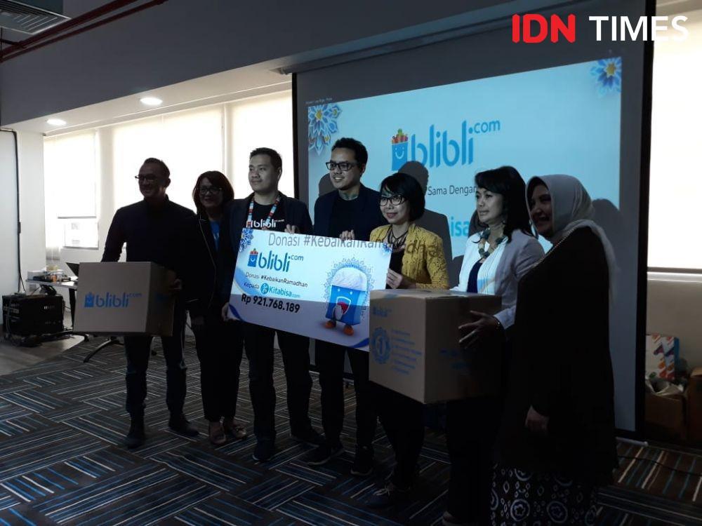 Donasi #KebaikanRamadhan, Blibli Kumpulkan Dana Hampir Rp 1 Miliar