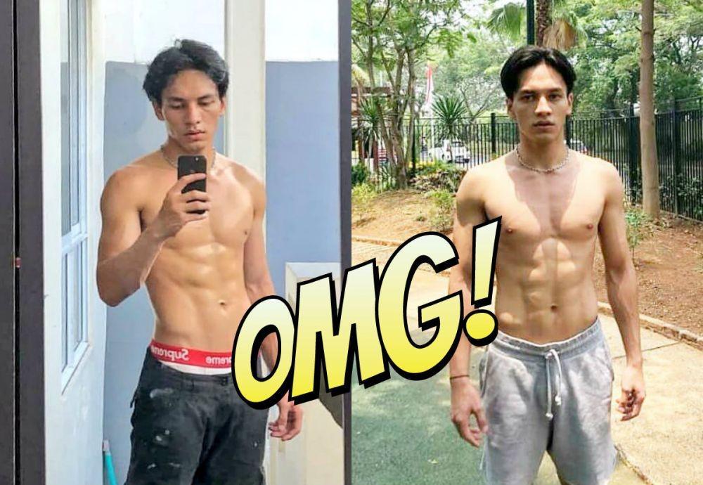 10 Potret Jefri Nichol saat Telanjang Dada, Bikin Panas Dingin