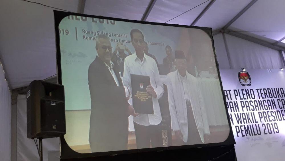 KPU Tetapkan Jokowi-Ma'ruf Amin Sebagai Presiden Terpilih 2019-2024