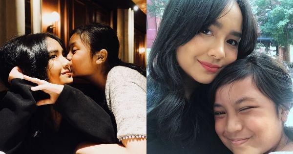 10 Potret Manis Kedekatan Gita Gutawa & Aura, Bak Pinang Dibelah Dua!
