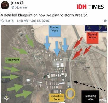 Lebih dari 400 Ribu Orang Berencana Menyerbu Area 51