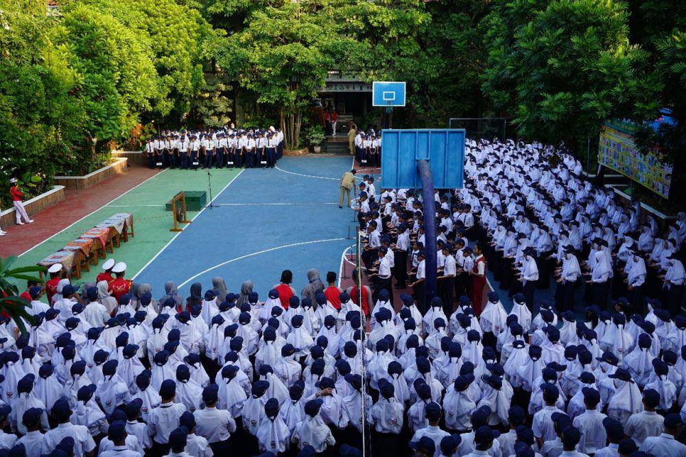 Ilustrasi anak sekolah. (smpn1lamongan.sch.id/)