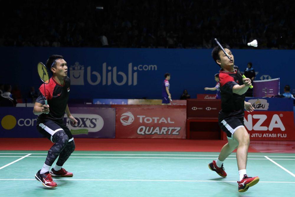 Buat Riuh Istora Senayan, Hendra/Ahsan Lolos ke Final!