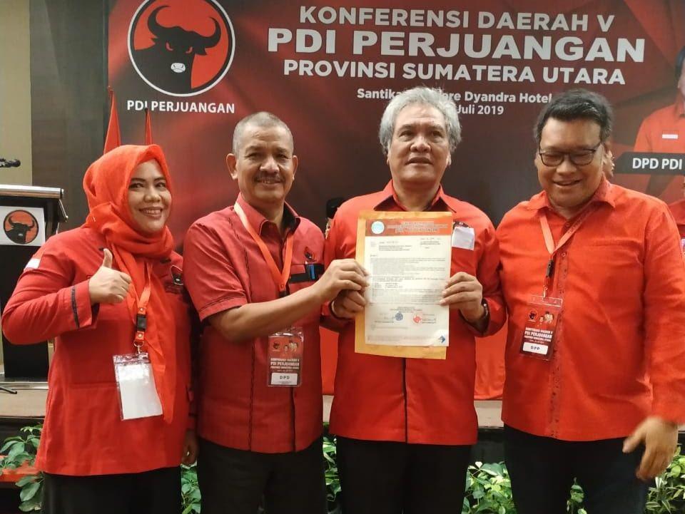 Dapat Reward, Japorman Terpilih Lagi Jadi Ketua PDIP Sumut