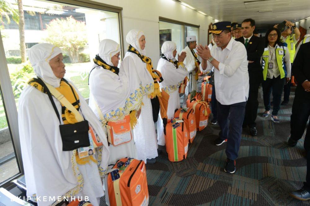 Menhub Apresiasi Kesiapan Penerbangan Haji di Bandara Soekarno Hatta
