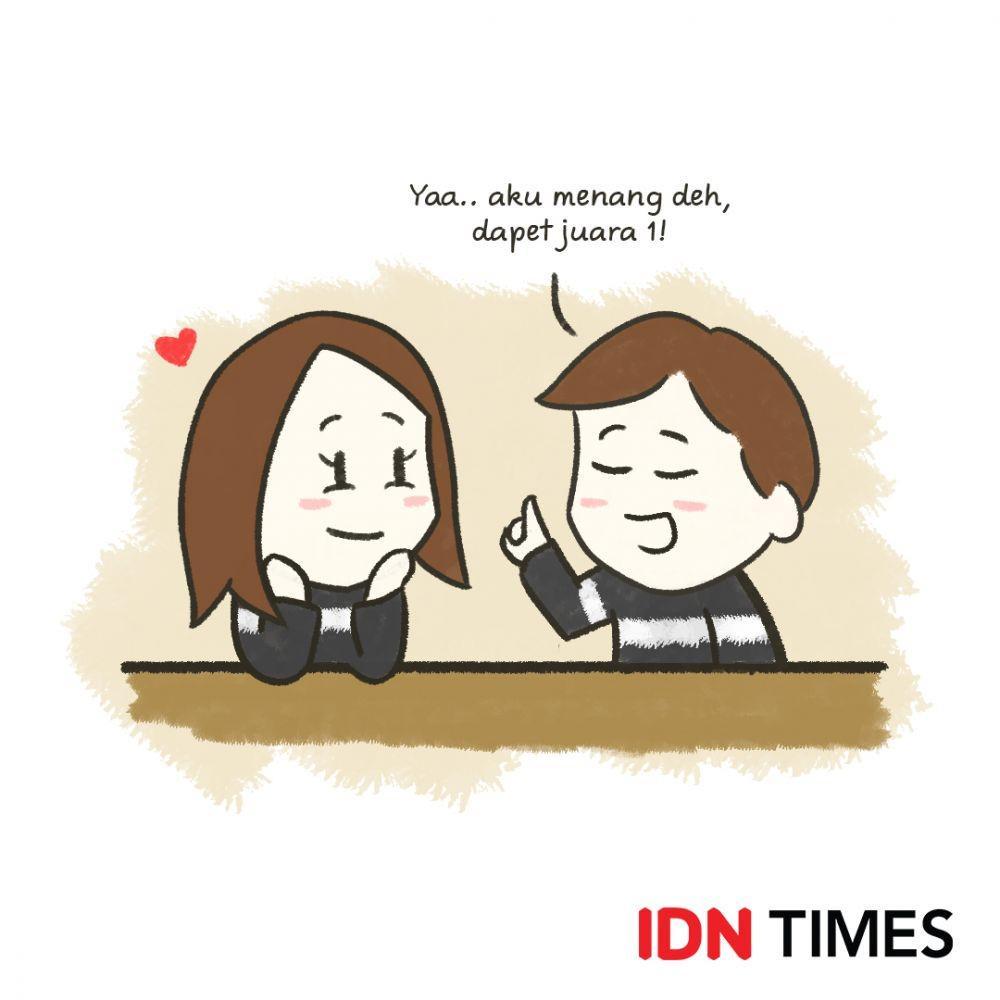 8 Ilustrasi Gestur Cewek Tanda Dia Tertarik Denganmu