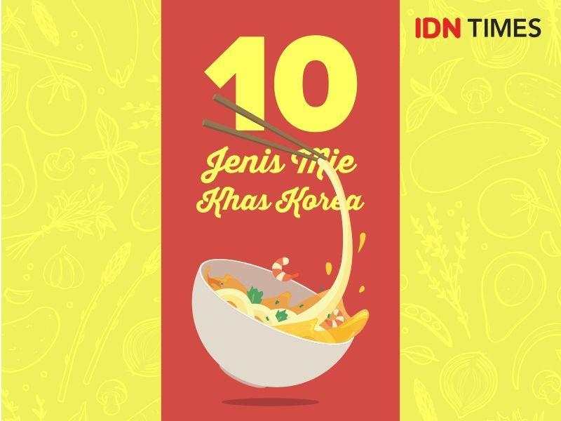 [INFOGRAFIS] 10 Jenis Mie Khas Korea Selatan, Rekomendasi Kuliner Enak