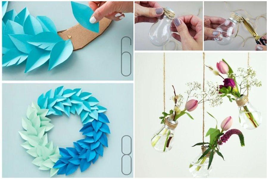 7 DIY Termudah untuk Kamar Kos, Cuma Pakai Bohlam Bekas sampai Kardus