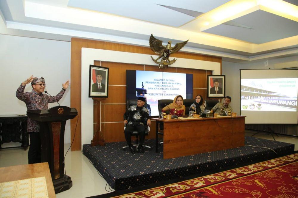 Saling Bertukar Pengalaman, Delapan Kepala Daerah Serbu Banyuwangi