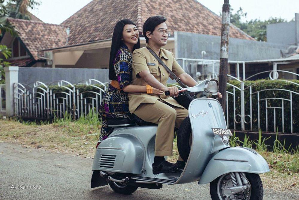 9 Potret Mesra Ruben Onsu & Sarwendah Saat Syuting Video Klip