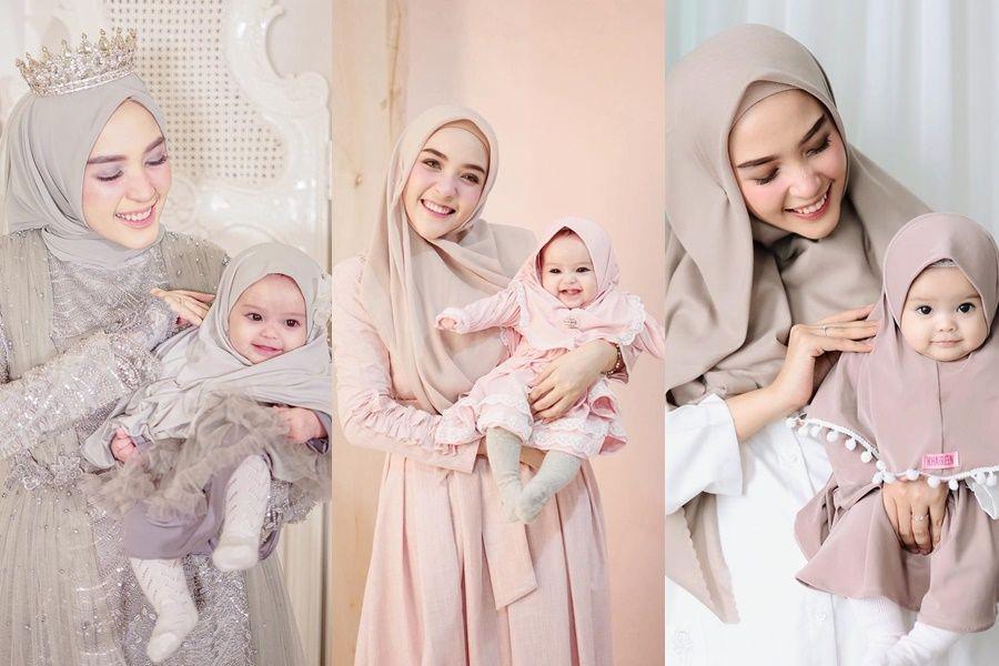 7 Inspirasi Baju Kembaran Ibu Anak ala Hamidah dan Shireen