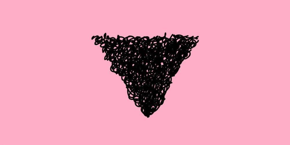 ilustrasi rambut kemaluan perempuan (self.com)